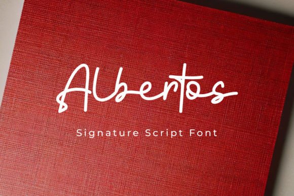 Albertos: A Signature Script Font for Scroll-Stopping Brand Content