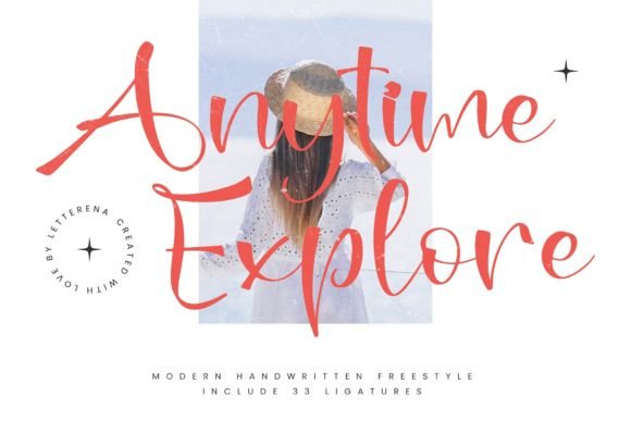 Anytime Explore: A Handwritten Font That Feels Like a Thoughtful Pause