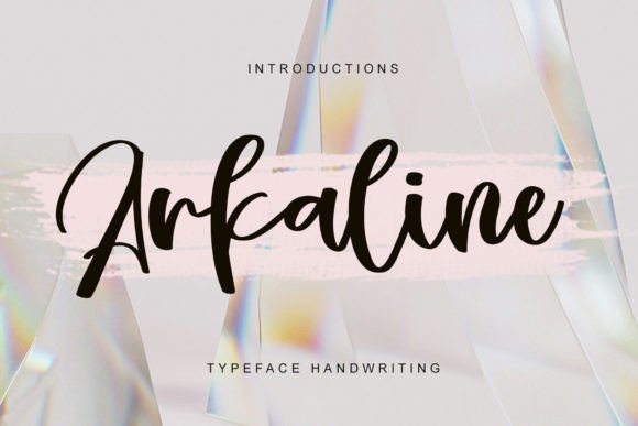 Arkaline Handwritten Font for Crafters & Sellers