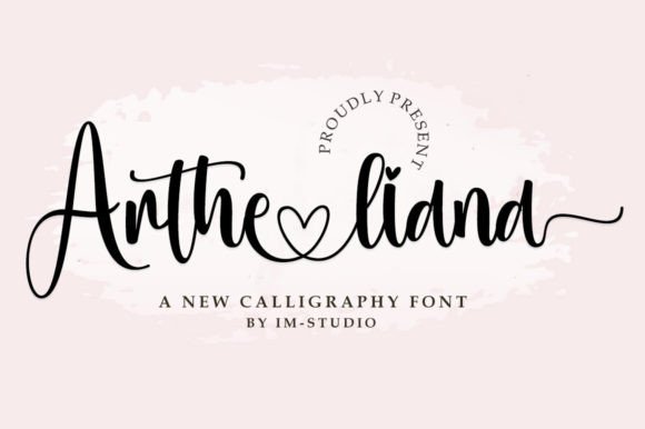 Artheliana: A Refined Script Font for Digital Brand Moments