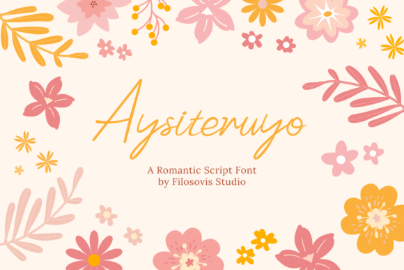 Aysiteruyo: A Friendly Handwritten Font for Warm Digital Branding