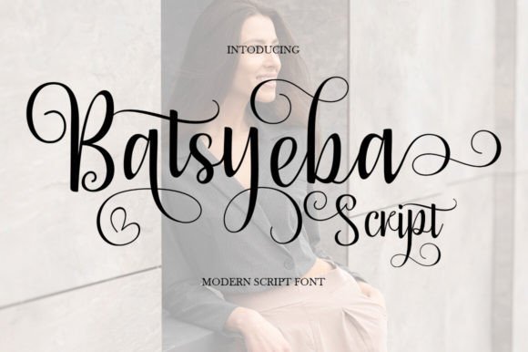 Batsyeba Script: A Modern Web Design Font with Feminine Flair