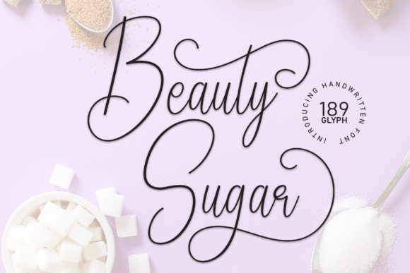 Beauty Sugar Font: Sweet, Readable Script for Handmade Products