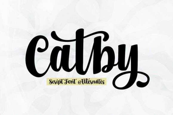 Catby: A Premium Script Font That Elevates Campaign Visuals