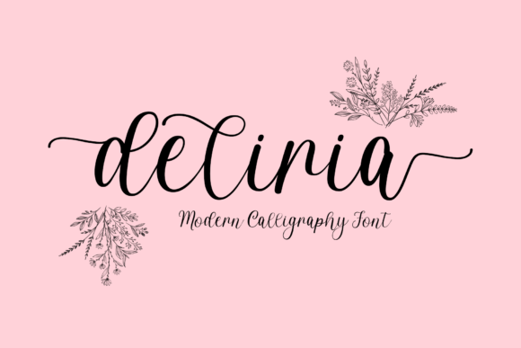 Deliria: A Modern Calligraphy Font for Thoughtful Editorial Design