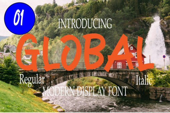 Global: A Playful Handwritten Font for Digital Branding