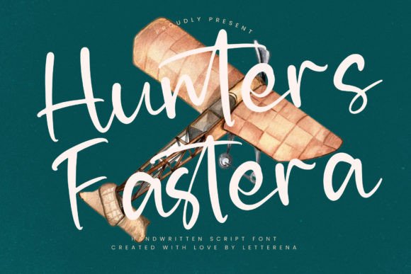 Hunters Fastera: A Handwritten Font That Feels Like a Quiet Conversation