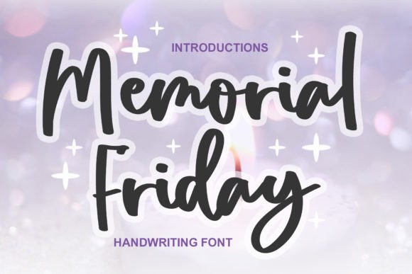 Memorial Friday: A Handwritten Typeface That Elevates Real Branding