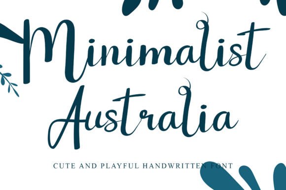 Minimalist Australia: A Refined Script Font for Digital Branding