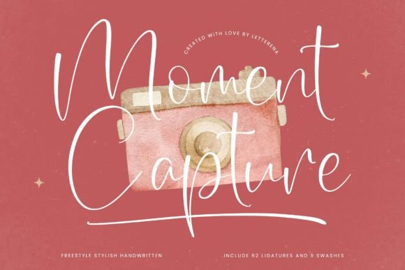 Moment Capture: A Handwritten Font That Elevates Your Brand