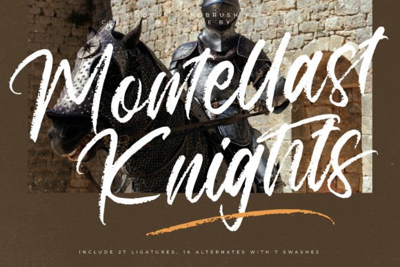 Montellast Knights: A Handwritten Font That Feels Like Home