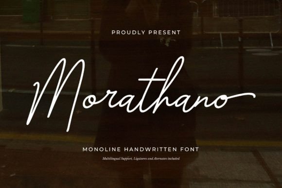 Morathano Handwritten Font for Crafters & Sellers