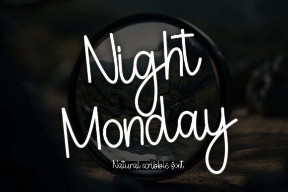 Night Monday: A Handwritten Font That Elevates Real Branding
