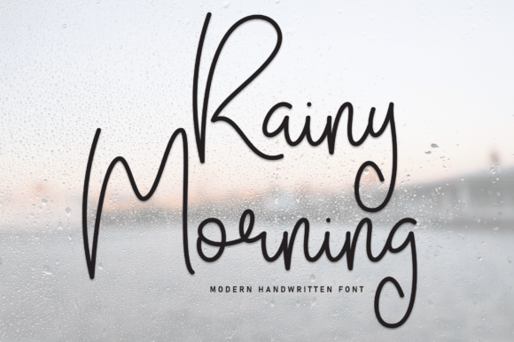 Rainy Morning: A Modern Handwritten Font for Editorial Design