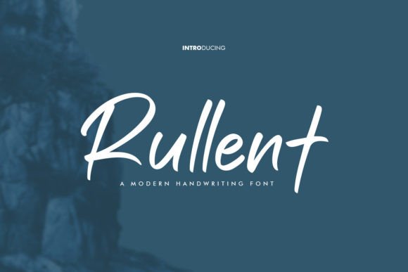 Rullent: A Refined Script Font for Modern Brand Identity