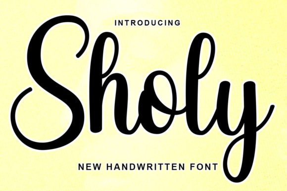 Sholy: A Thoughtful Script Font for Editorial Warmth