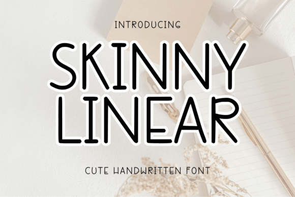 Skinny Linear: A Playful Script Font for Scroll-Stopping Brand Content