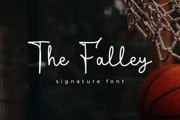 The Falley: A Signature Script Font That Elevates Real Business Branding