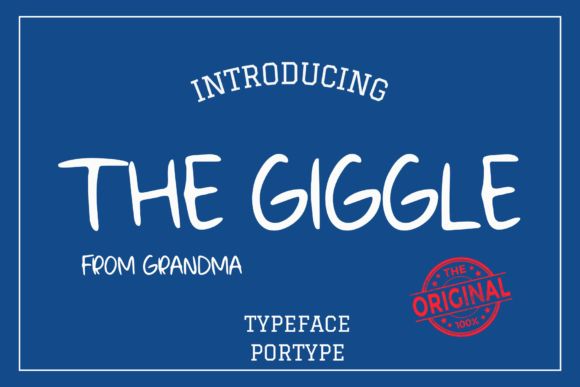 The Giggle: A Handwritten Typeface for Warm, Reader-Centered Design