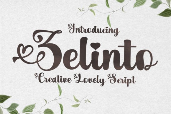 Zelanto: Elegant Script Font for Handmade Labels & Invitations